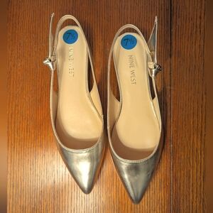 Nine West Slingback Flats